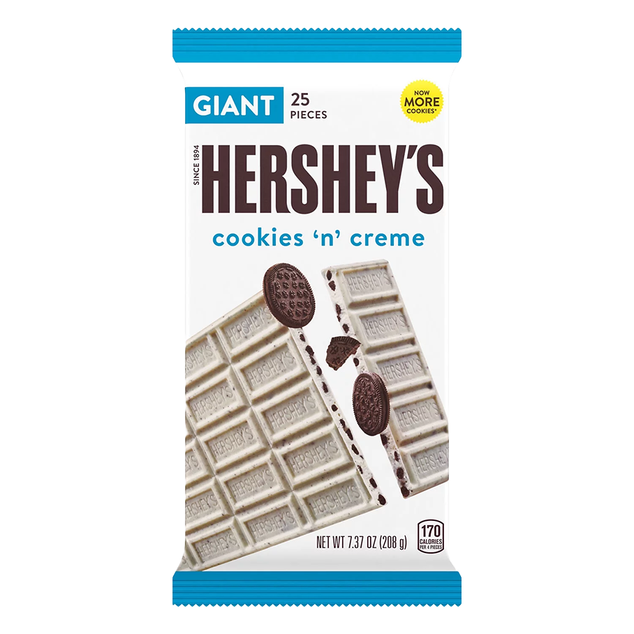 Hershey's Cookies 'N' Creme Giant Bar 208 Gr